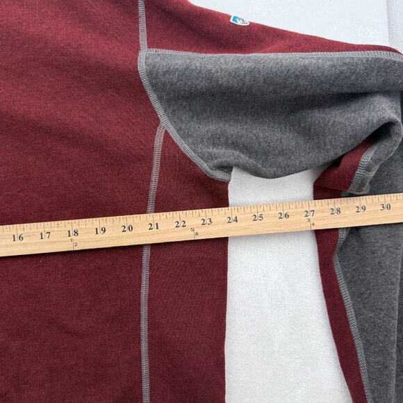 Kuhl Kashmira 1/4 Zip Sweater Mens XL Red Fleece Pullover Lightweight Casual - Picture 4 of 9